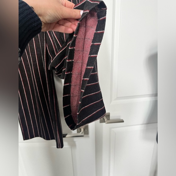 Zara wide leg striped pull on pants size small item 08-10 - Picture 10 of 10